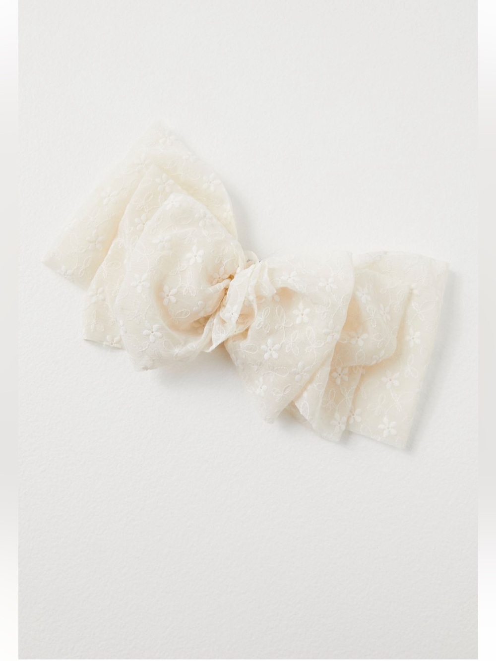 Free People The Dreamers Bow Ivory - Picture 2 of 3